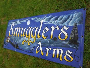 Smugglers Arms pub sign image